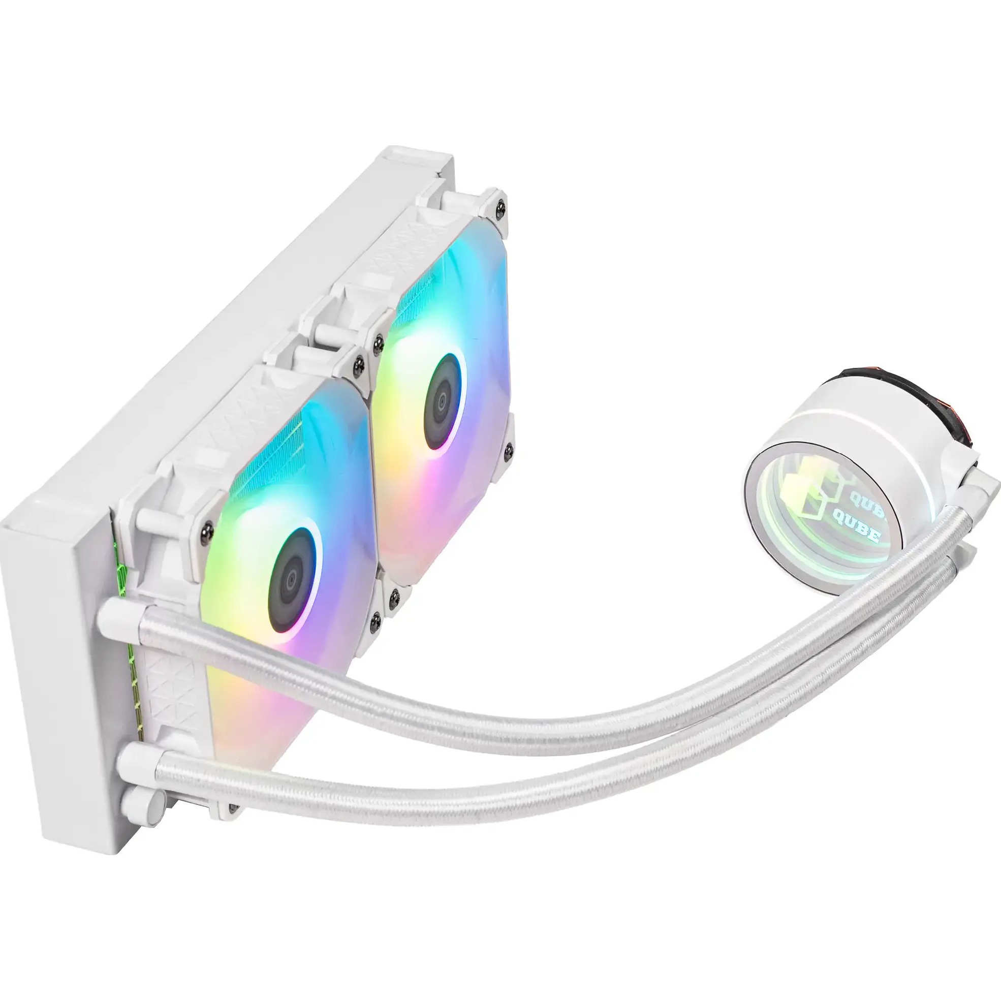 Система водяного охолодження QUBE ZT-240 White