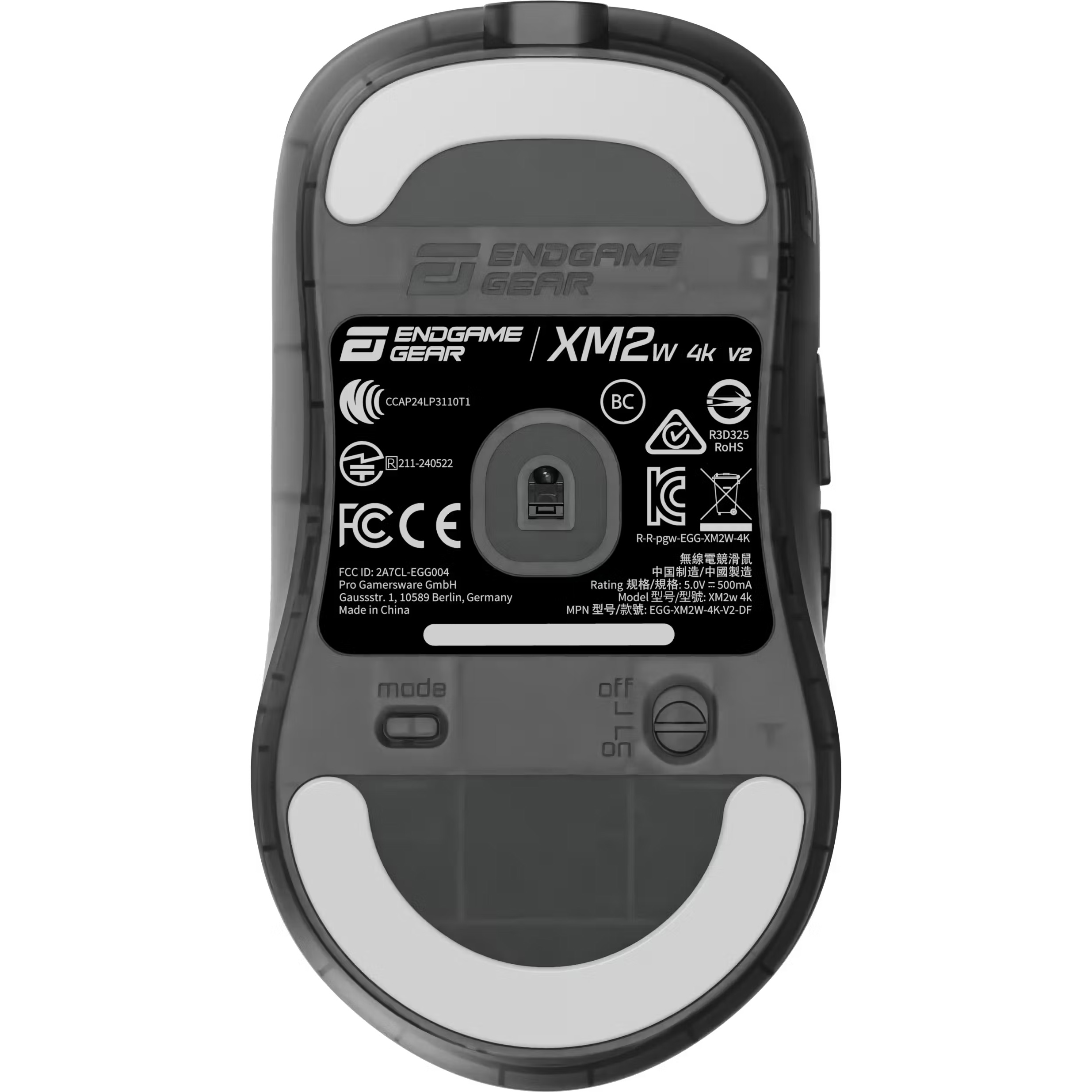 Миша ігрова ENDGAME GEAR XM2w 4k v2 Dark Frost
