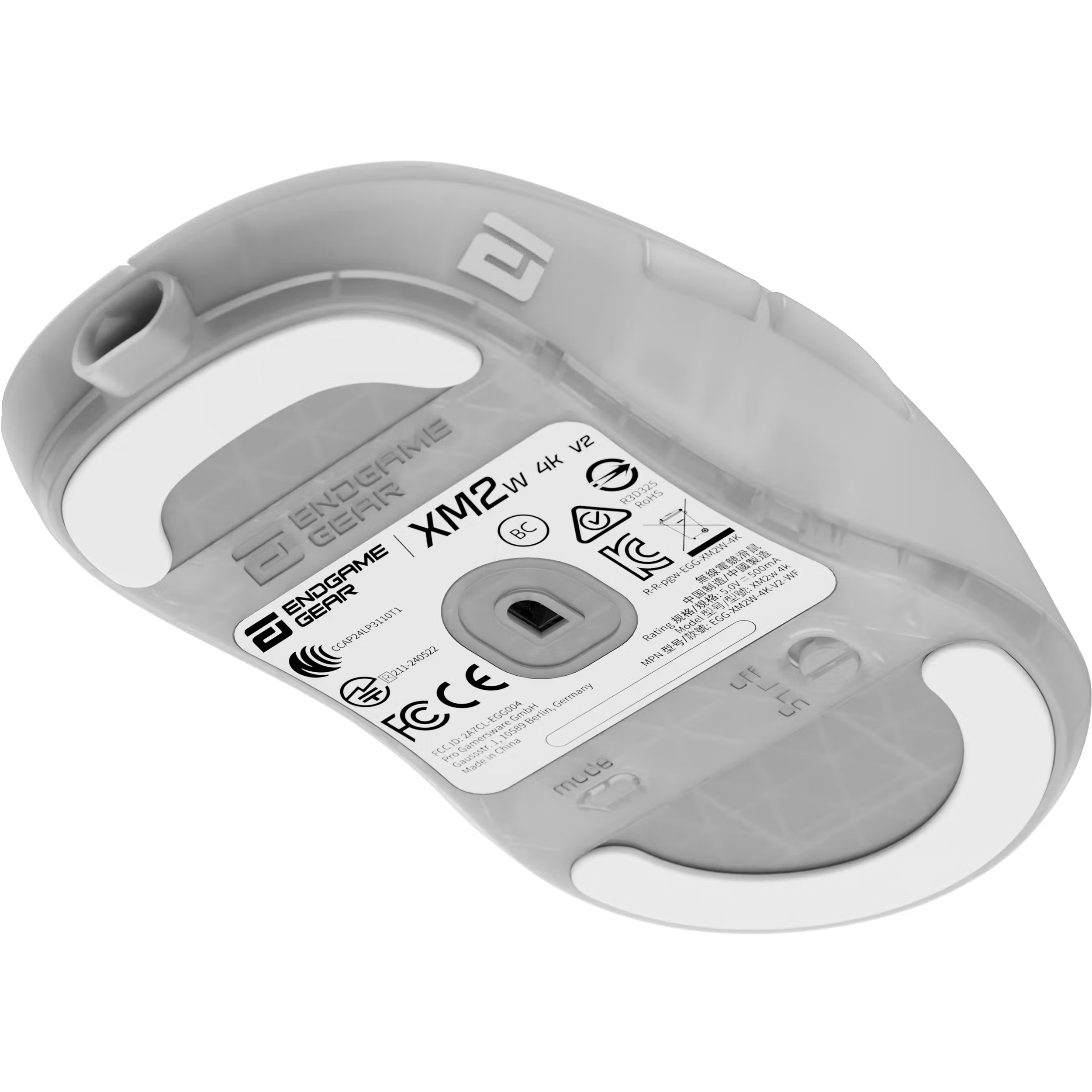 Миша ігрова ENDGAME GEAR XM2w 4k v2 White Frost
