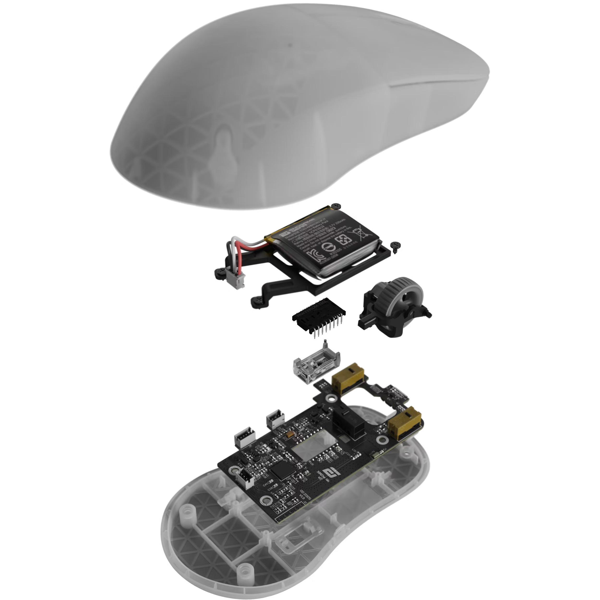 Миша ігрова ENDGAME GEAR XM2w 4k v2 White Frost