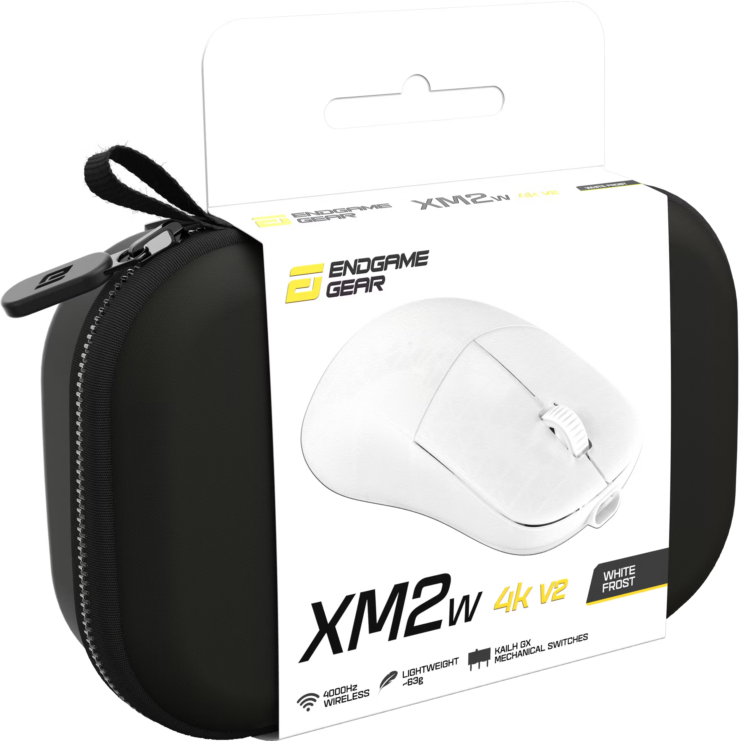 Миша ігрова ENDGAME GEAR XM2w 4k v2 White Frost