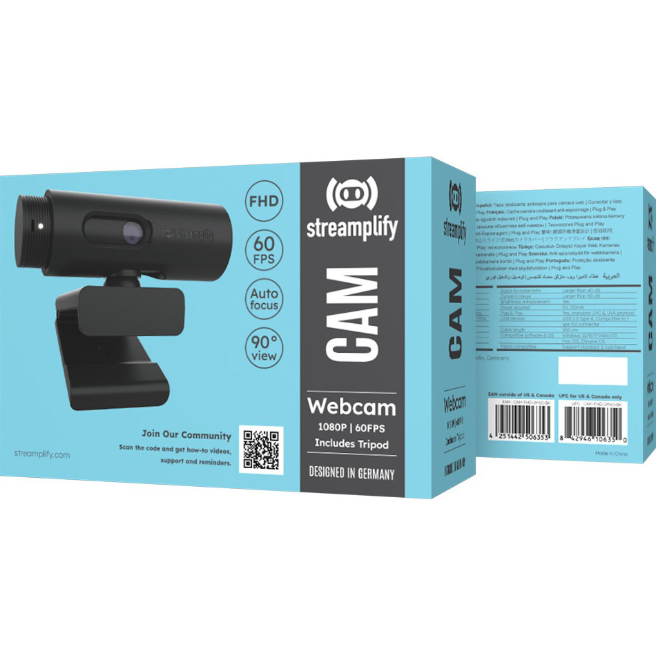 Веб-камера для стримінгу STREAMPLIFY Cam