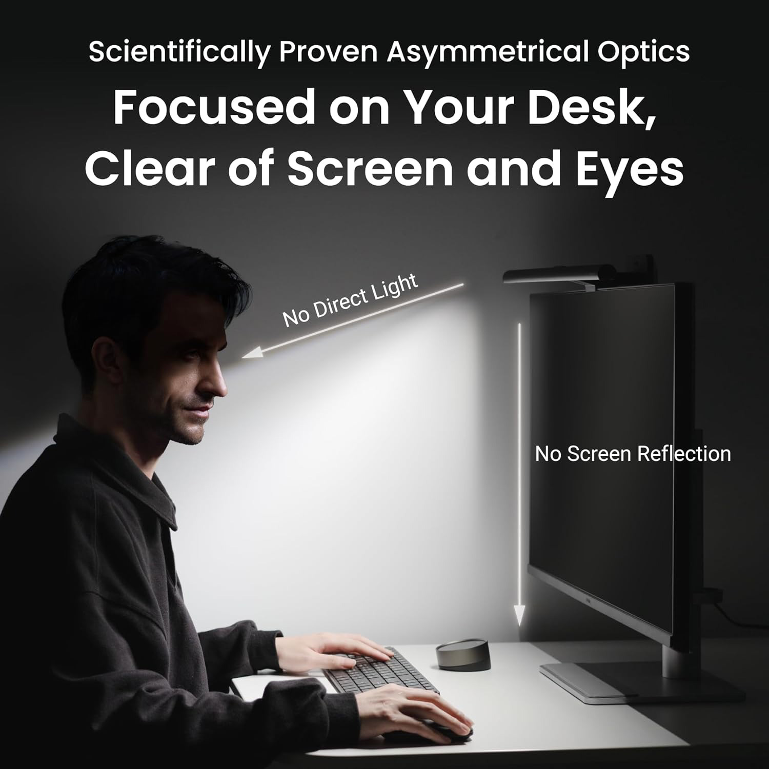 Лампа-скринбар BENQ ScreenBar Halo 2 Dark Grey