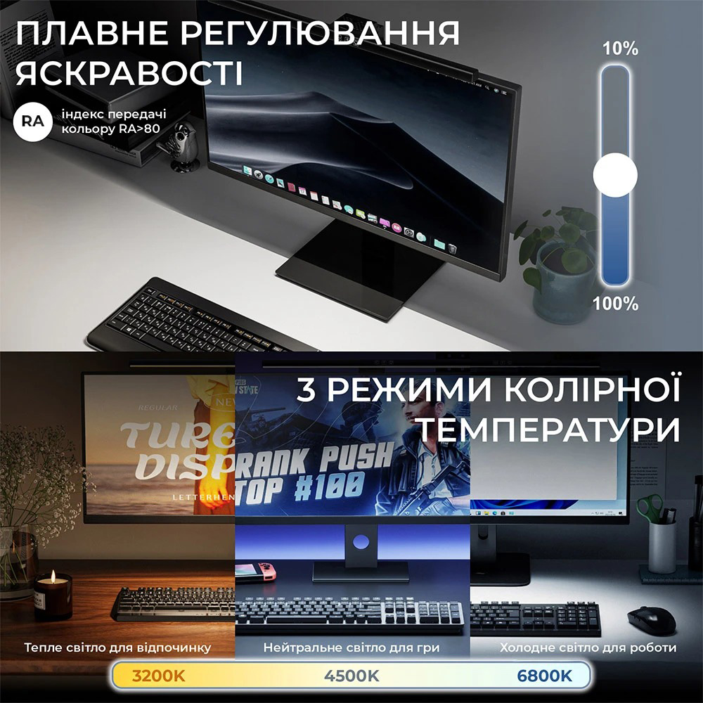 Лампа-скринбар OFFICEPRO SL050B