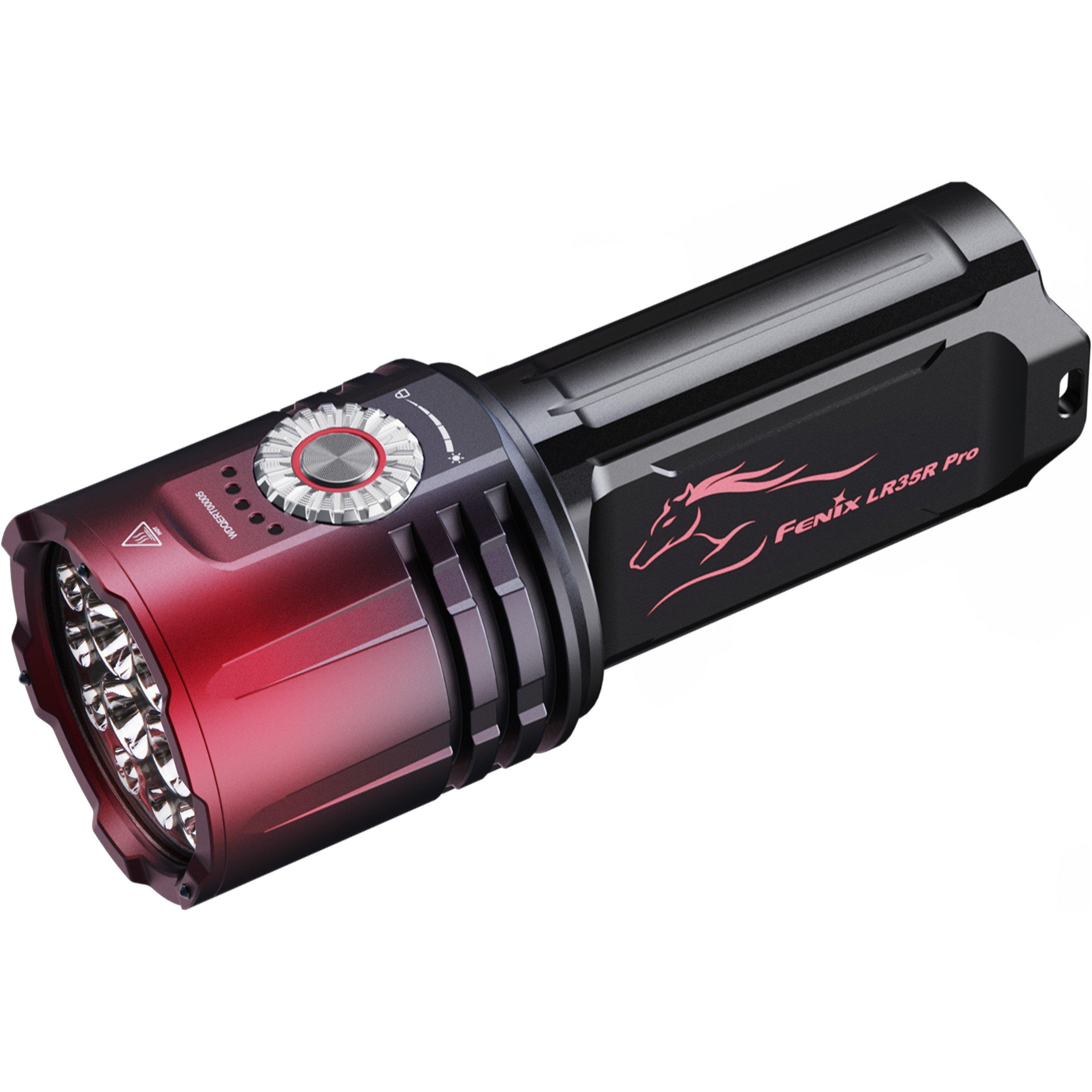 Фонарь поисковый FENIX LR35R Pro Limited Edition Red/Black