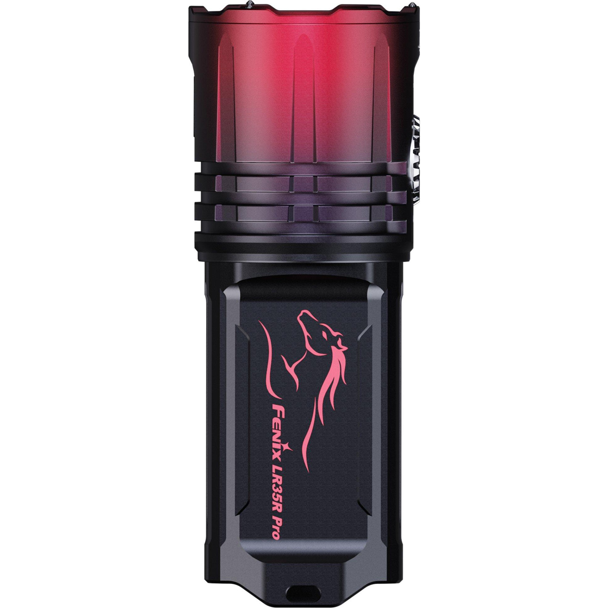 Фонарь поисковый FENIX LR35R Pro Limited Edition Red/Black