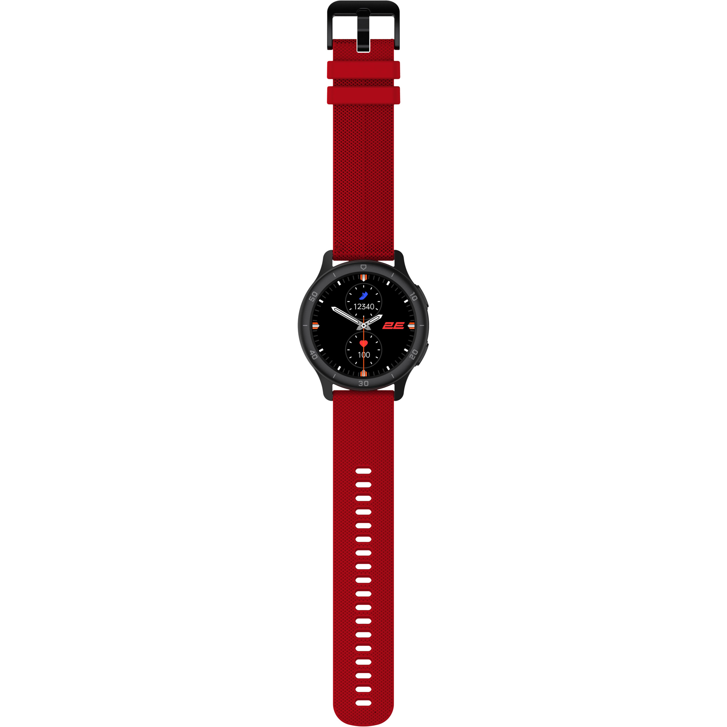 Смарт-часы 2E Motion GT2 47mm Black/Red (2E-CWW21BKRD-WS)