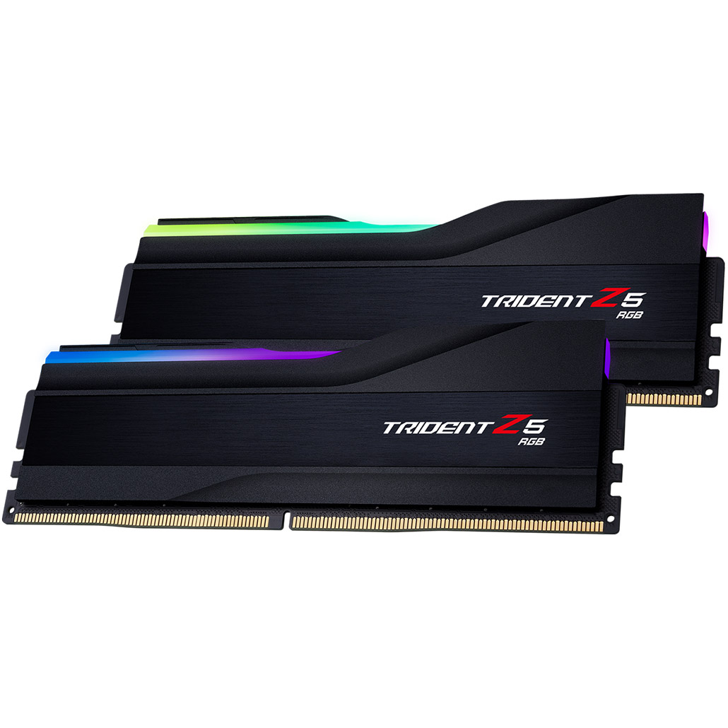 Модуль памяти G.SKILL Trident Z5 RGB DDR5 6000MHz 32GB Kit 2x16GB Matte Black (F5-6000J3036F16GX2-TZ5RK)