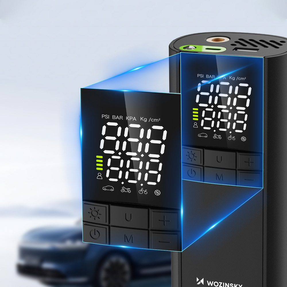 Акумуляторний автокомпресор WOZINSKY WPEP-8000