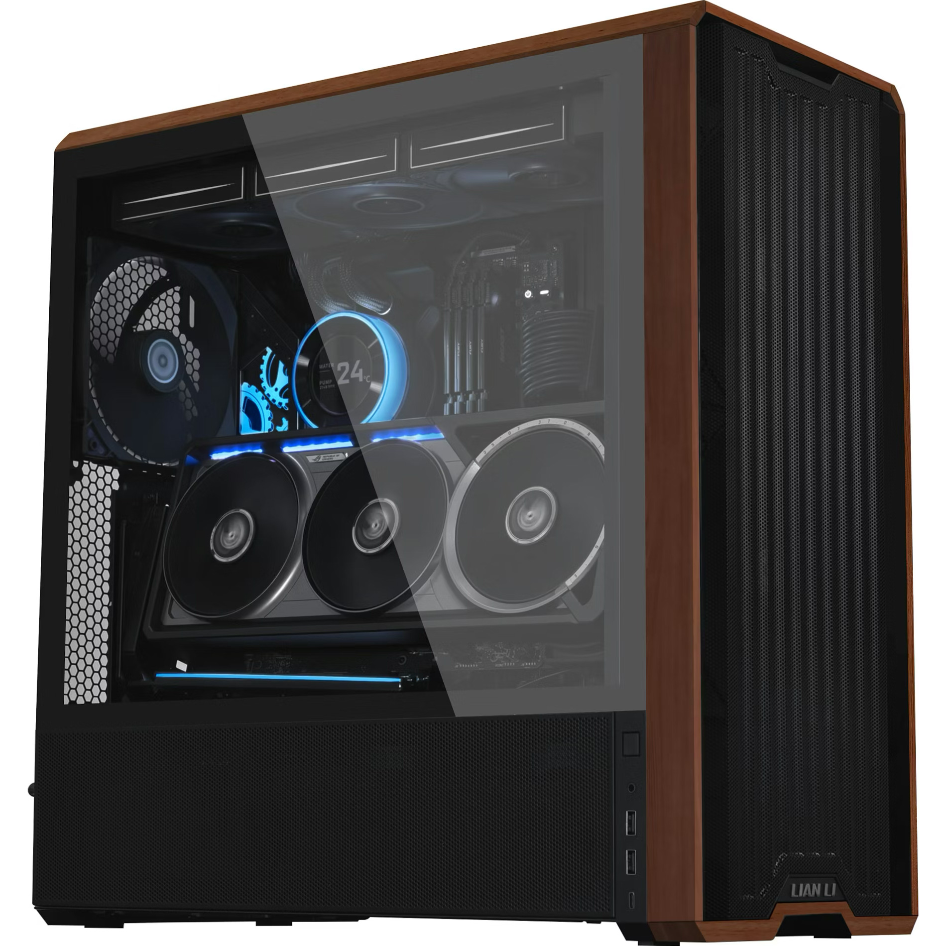 Держатель для видеокарты LIAN LI Vertical GPU Bracket Kit PCIe 5.0 Black (G89.VG4-5-V4X.00)