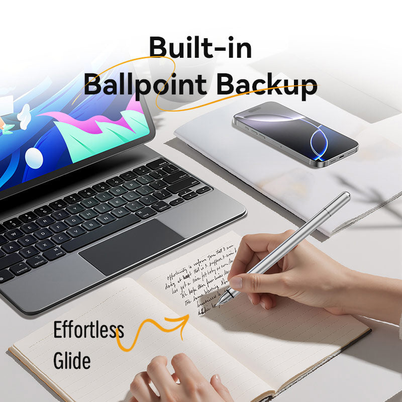 Стилус VENTION 3-in-1 Magnetic Stylus Pen Aluminum Alloy Gray