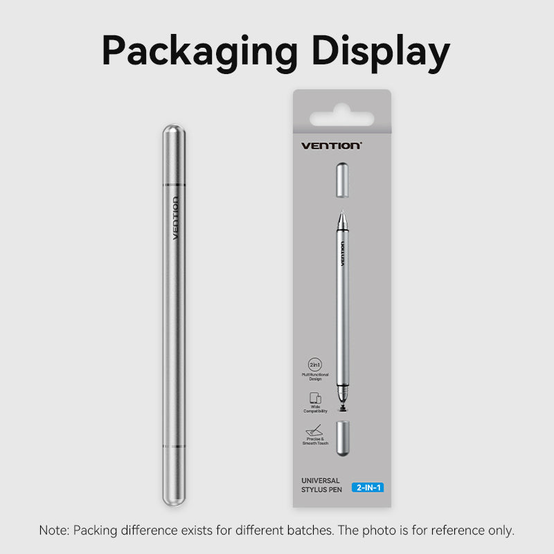 Стилус VENTION 3-in-1 Magnetic Stylus Pen Aluminum Alloy Gray