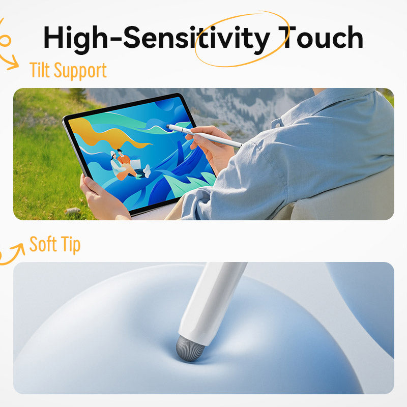 Стилус VENTION 3-in-1 Magnetic Stylus Pen Aluminum Alloy White