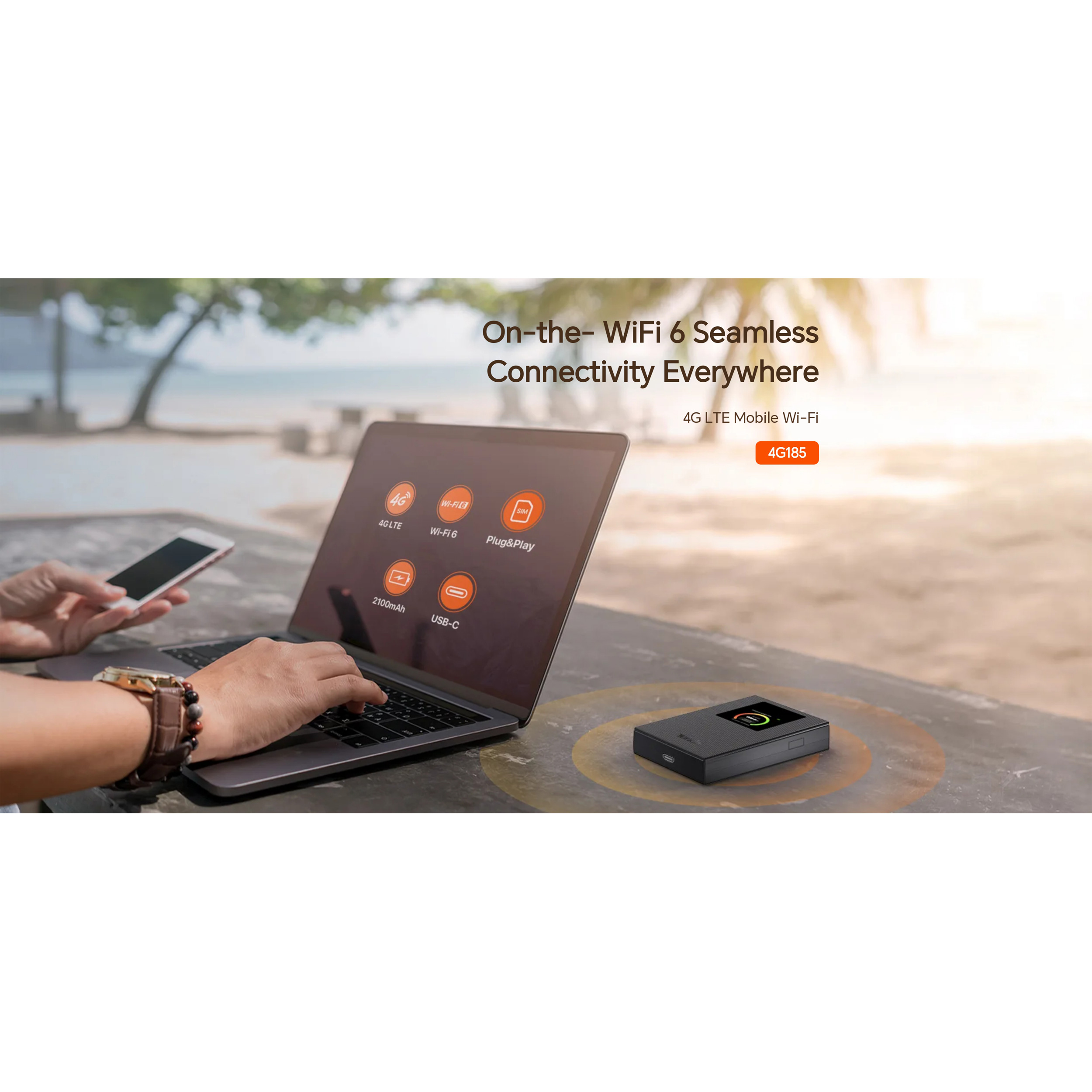 4G Wi-Fi роутер TENDA 4G185 v4.0