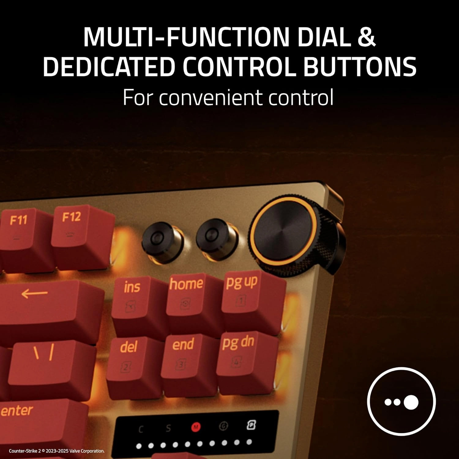 Клавіатура RAZER Huntsman V3 Pro TKL Analog Optical Switch Gen. 2 Counter-Strike 2 Edition (RZ03-04982100-R3M1)