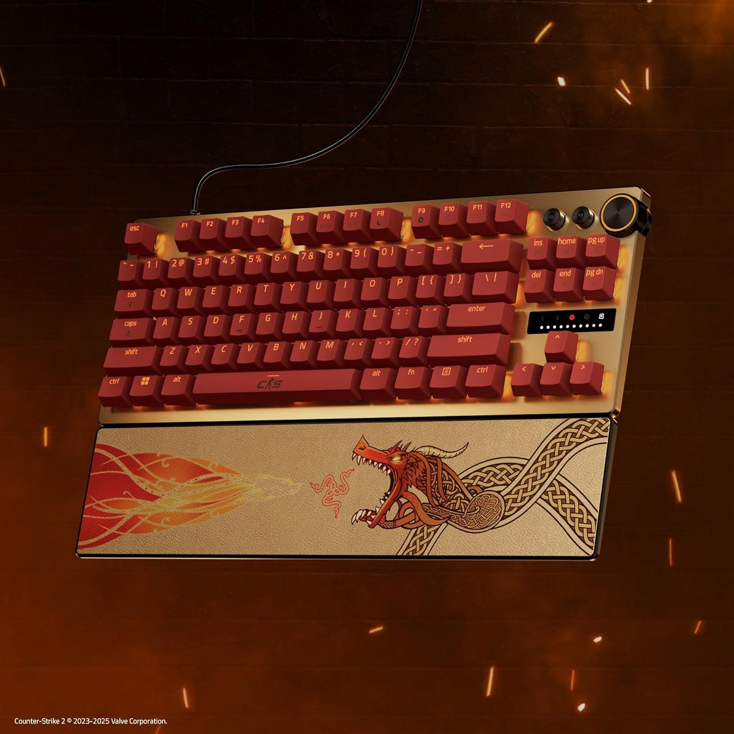 Клавіатура RAZER Huntsman V3 Pro TKL Analog Optical Switch Gen. 2 Counter-Strike 2 Edition (RZ03-04982100-R3M1)