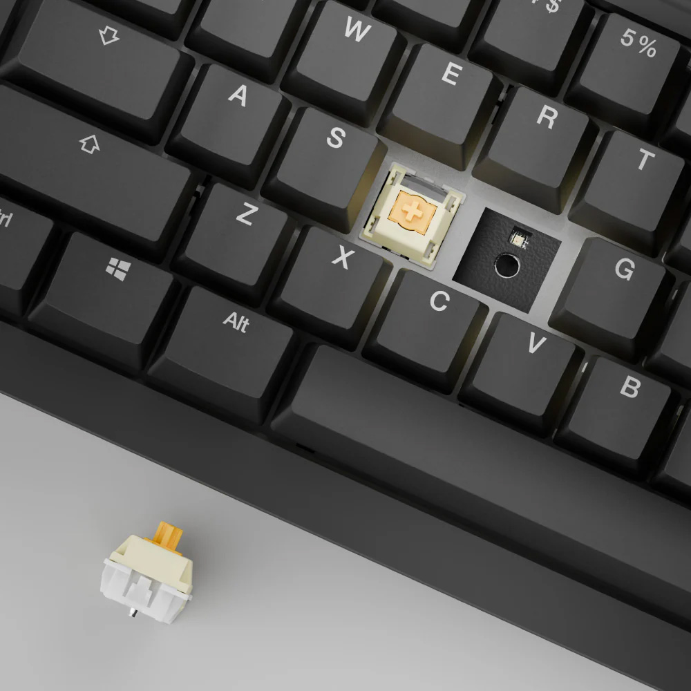 Клавиатура беспроводная DUCKY One X Mini Wireless Inductive Switch Black (ON2461AST3-DAUSPDOECL1AS1)