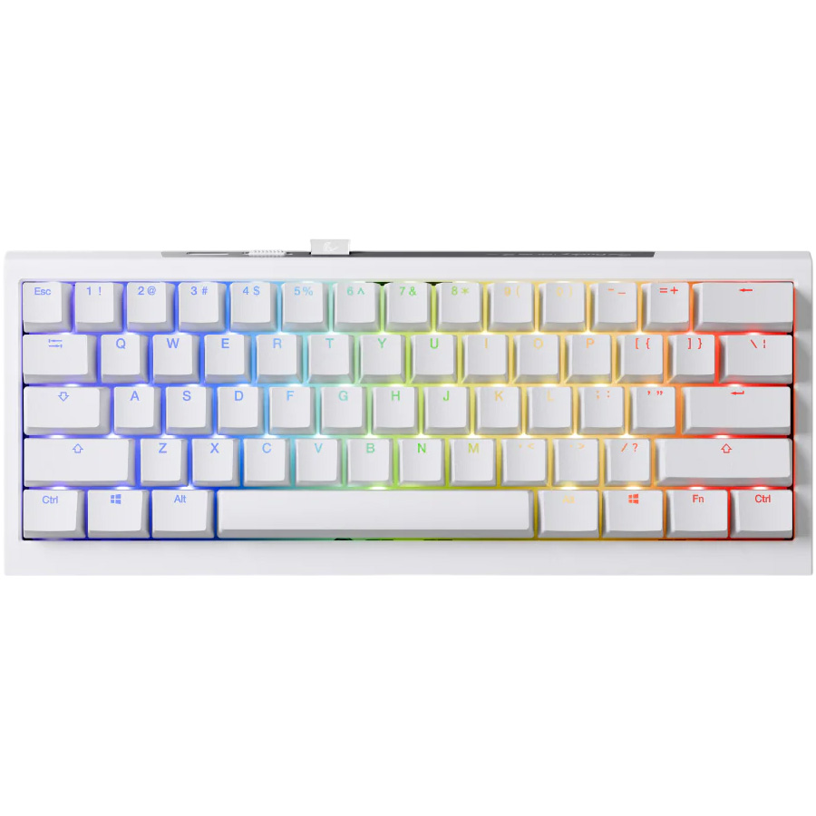 Клавіатура бездротова DUCKY One X Mini Wireless Inductive Switch White (ON2461AST3-DAUSPDOECL2WW1)