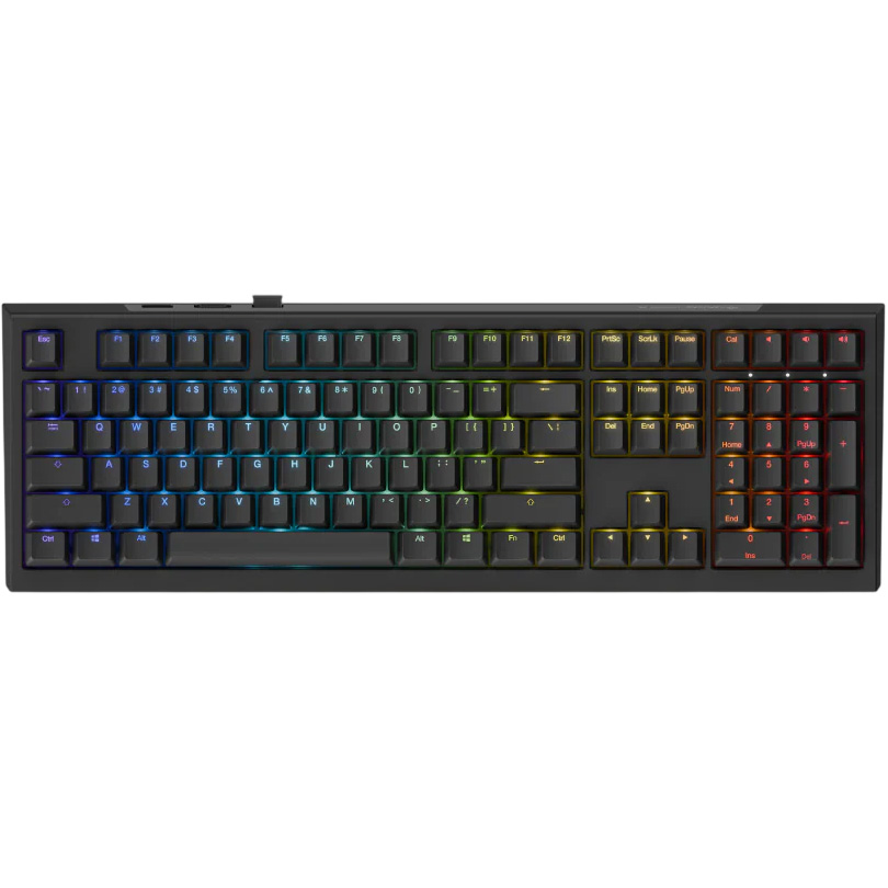 Клавіатура бездротова DUCKY One X Wireless Inductive Switch Black (ON2408AST3-DAUSPDOECL1AS1)