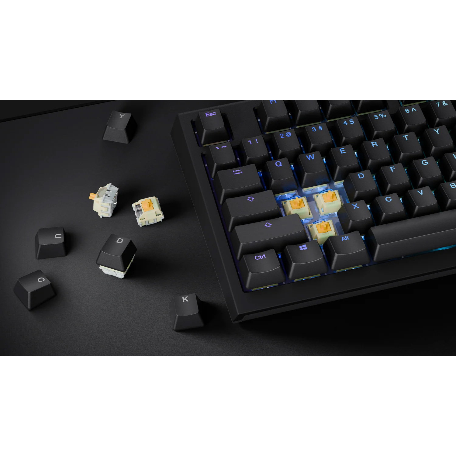 Клавіатура бездротова DUCKY One X Wireless Inductive Switch Black (ON2408AST3-DAUSPDOECL1AS1)