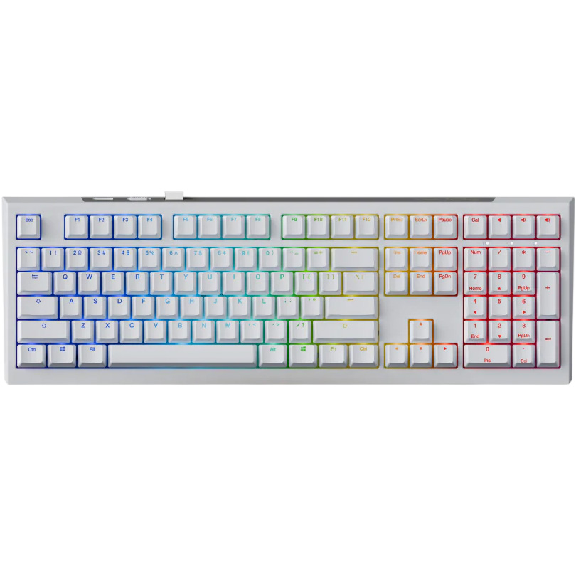 Клавіатура бездротова DUCKY One X Wireless Inductive Switch White (ON2408AST3-DAUSPDOECL2WW1)