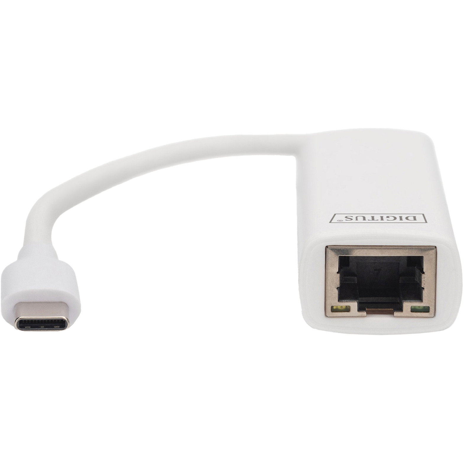 Мережевий адаптер DIGITUS USB Type C 3.0 Gigabit Ethernet Adapter White (DN-3024)
