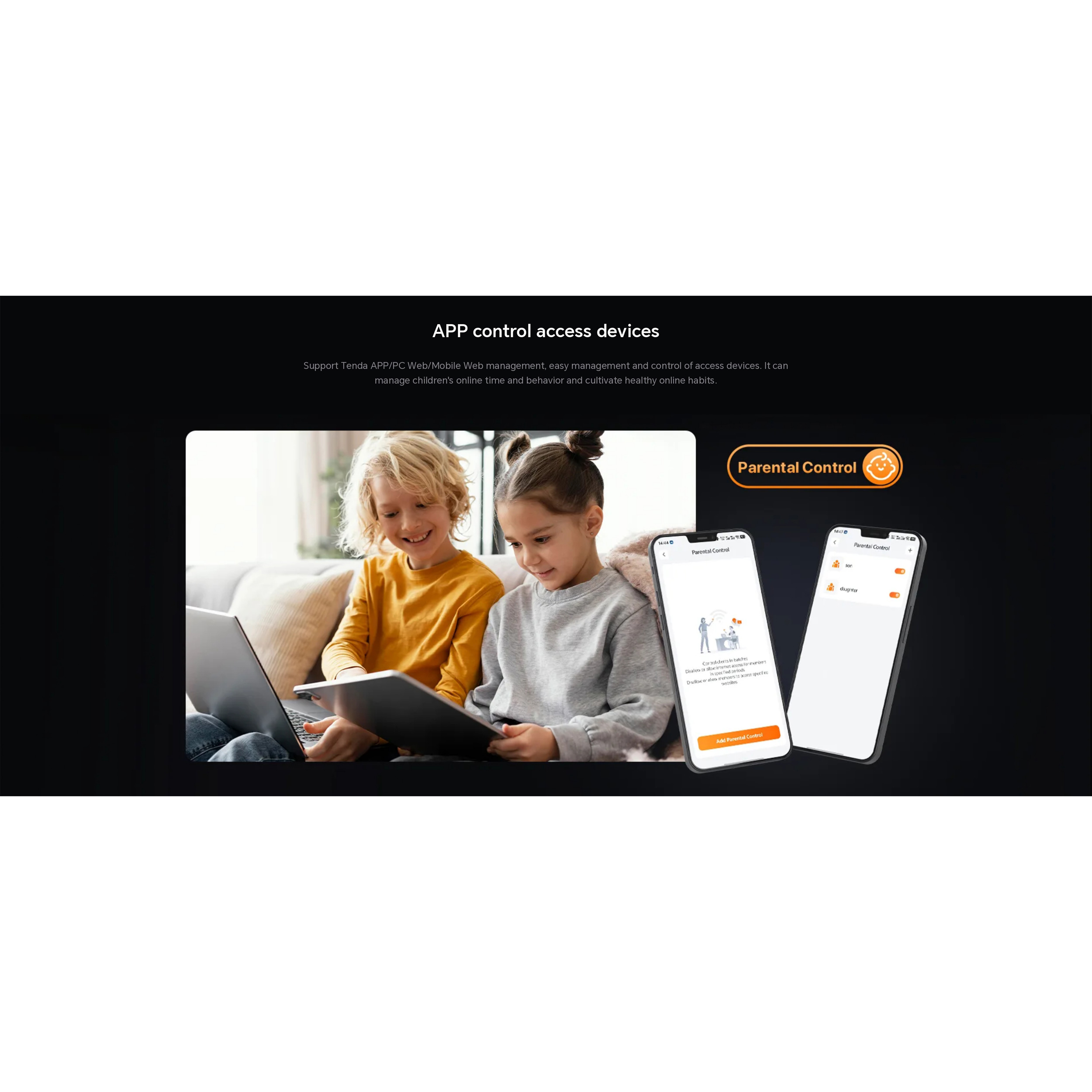 Wi-Fi Mesh система TENDA EE3 Pro 2-pack