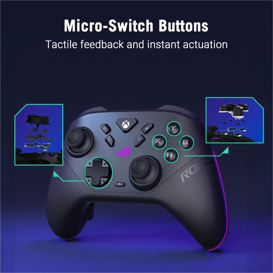 Геймпад ASUS ROG Raikiri II for Xbox Wireless Controller (90GC0230-BGP000)