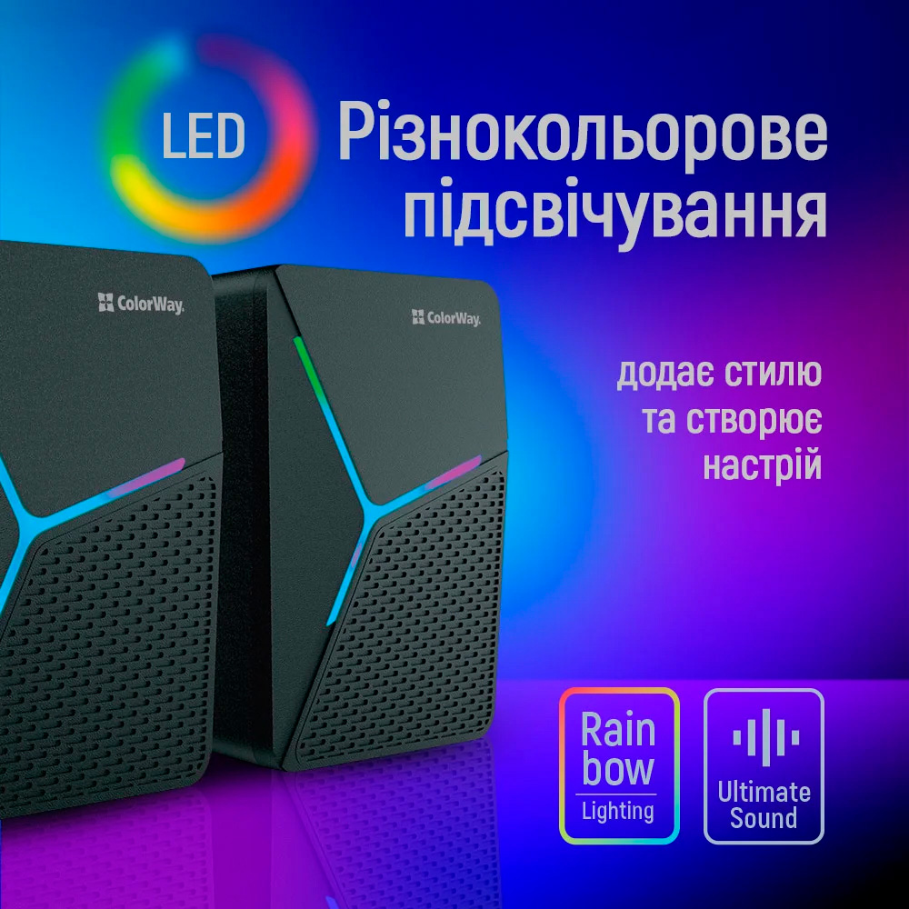 Портативная колонка COLORWAY CW-SPU01BK Black
