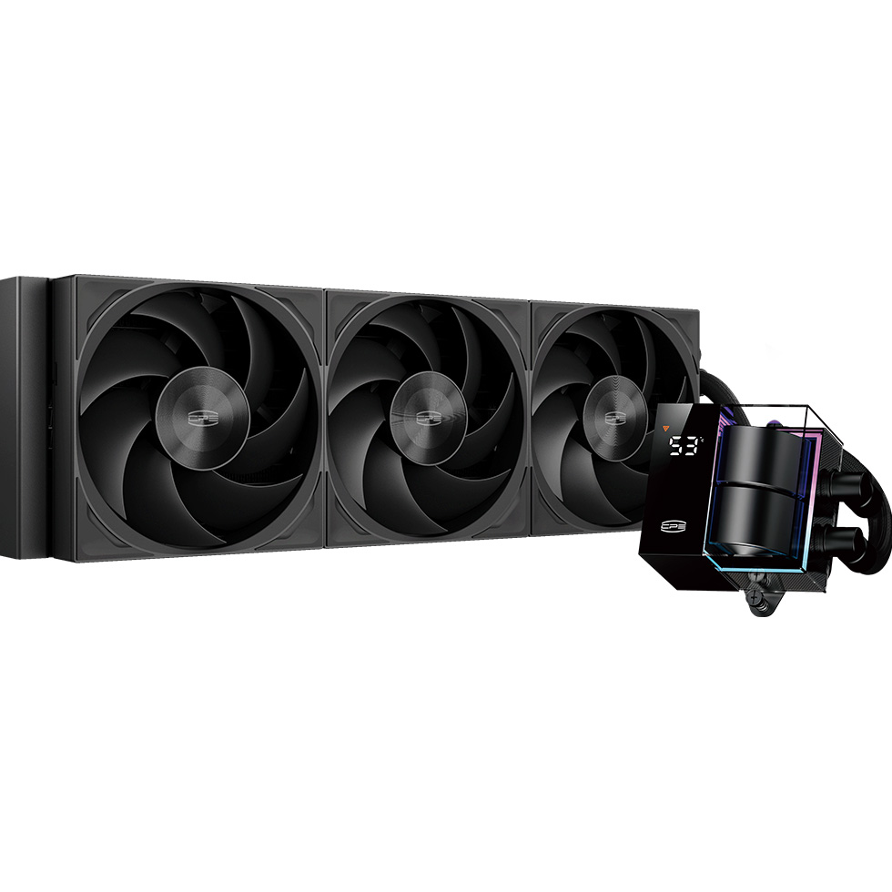 Система водяного охолодження PCCOOLER DS360 Pro Digital Black (D7-S360WBKN-GL)