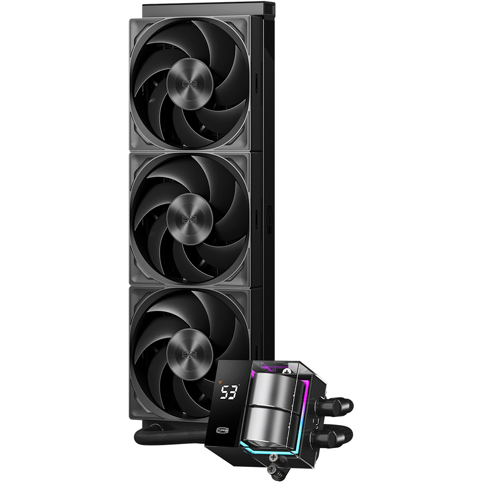Система водяного охолодження PCCOOLER DS360 Pro Digital Black (D7-S360WBKN-GL)