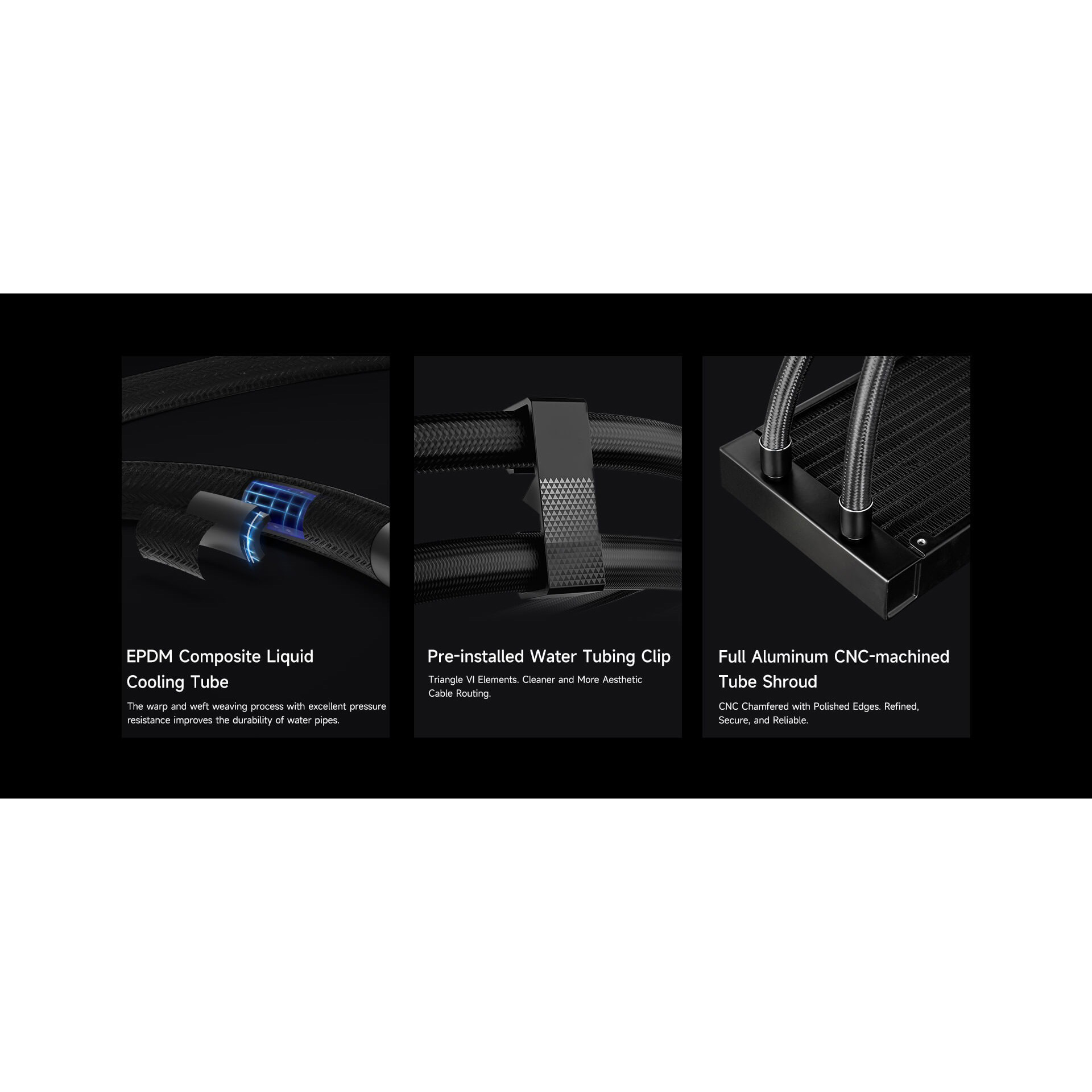 Система водяного охолодження PCCOOLER DS360 Pro Digital Black (D7-S360WBKN-GL)