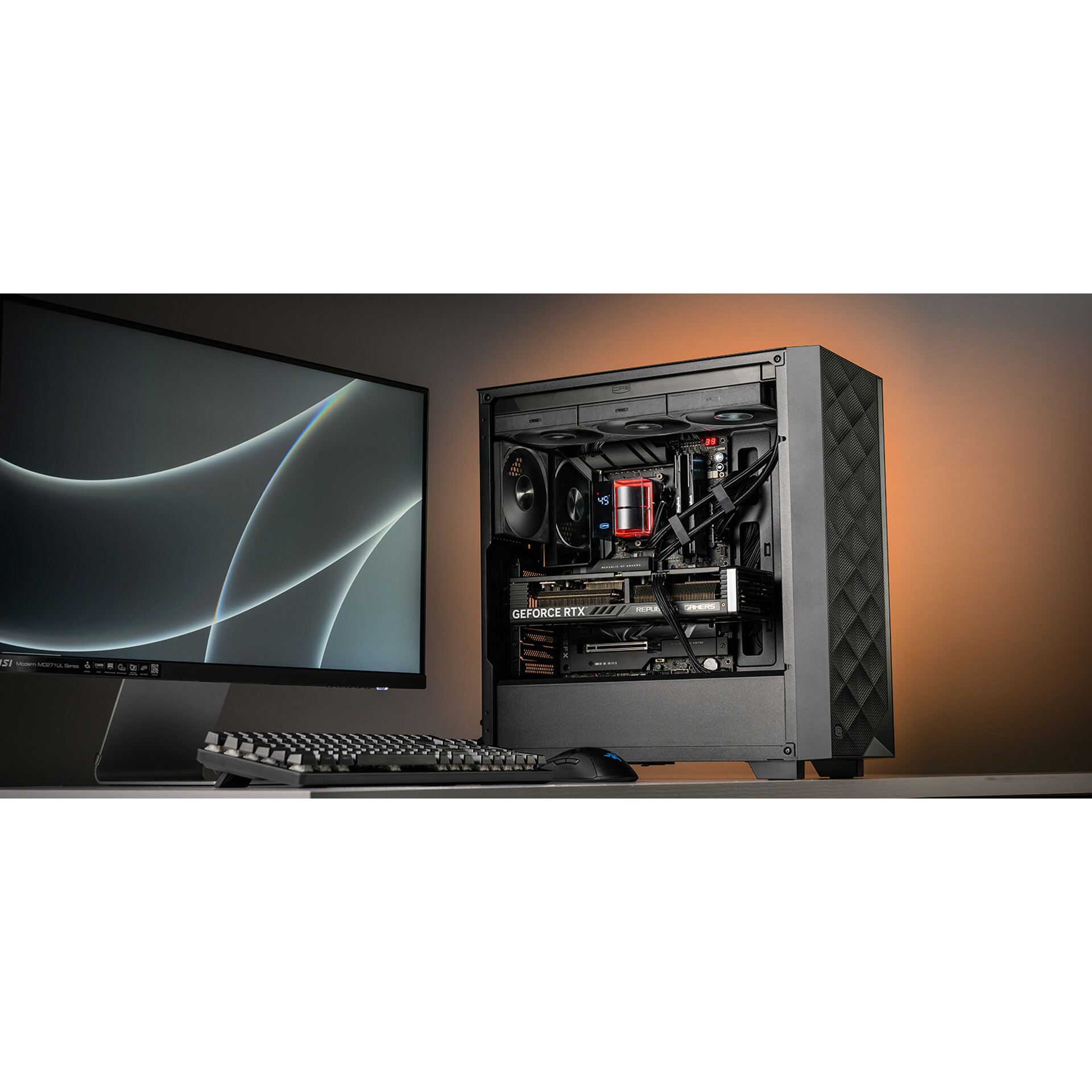 Система водяного охолодження PCCOOLER DS360 Pro Digital Black (D7-S360WBKN-GL)