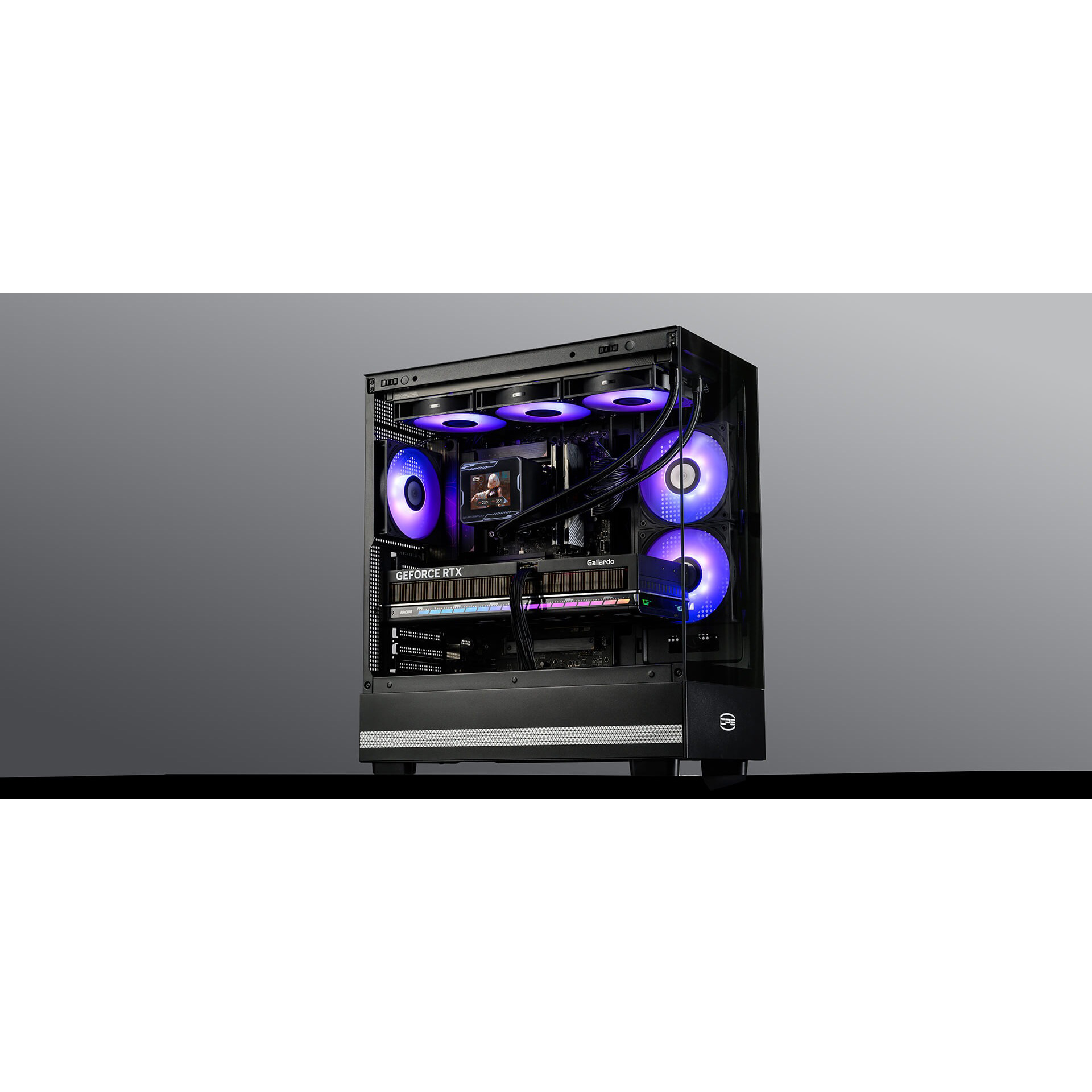 Система водяного охлаждения PCCOOLER GT360M ARGB Display Black (GT360M-BKAWXX-GL)