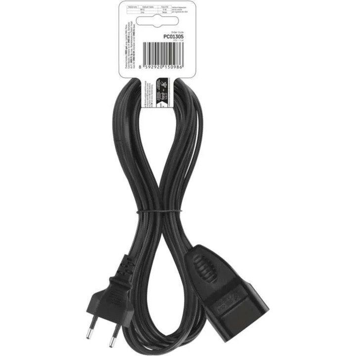 Удлинитель EMOS PC01305 Black, 5м