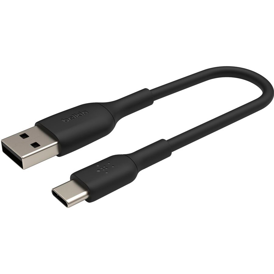 Кабель BELKIN BoostCharge USB-A to USB-C Cable 15W 0.15м Black (CAB001BT0MBK)