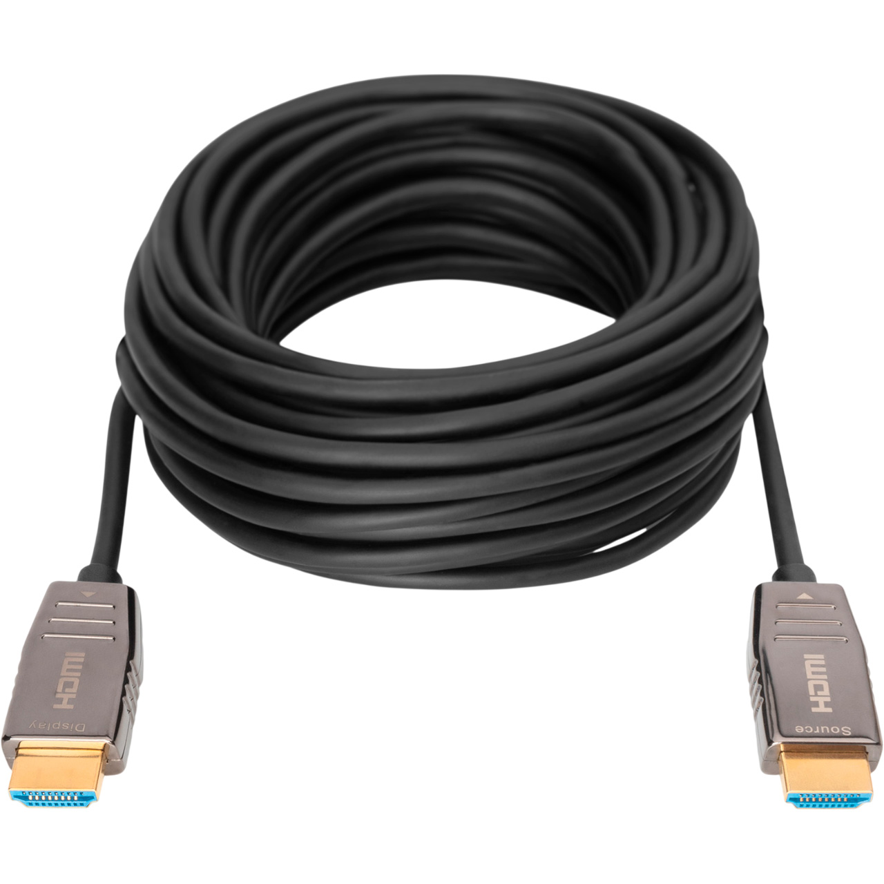 Кабель оптичний (AOC) DIGITUS HDMI AOC, UHD 8K HDMI v2.1 15м Black (AK-330126-150-S)