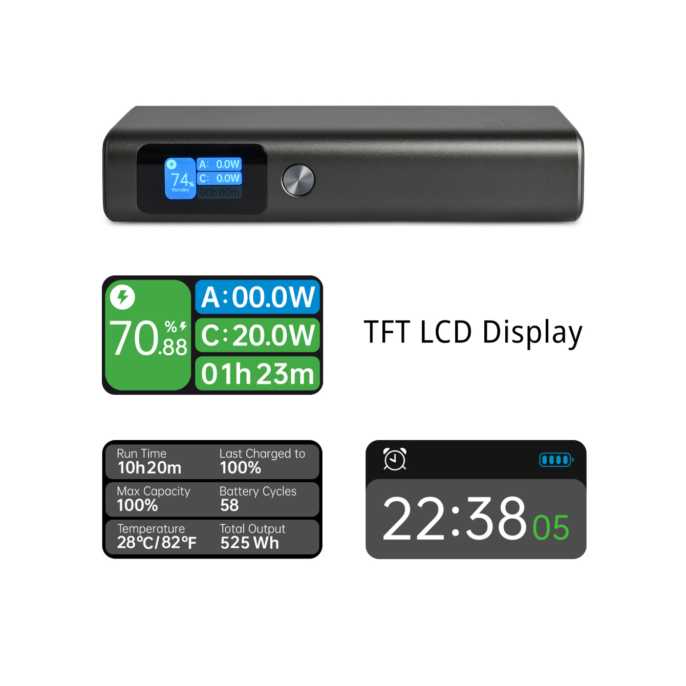 Повербанк VIDEX VPB-323 PD100W 130W 20000mAh