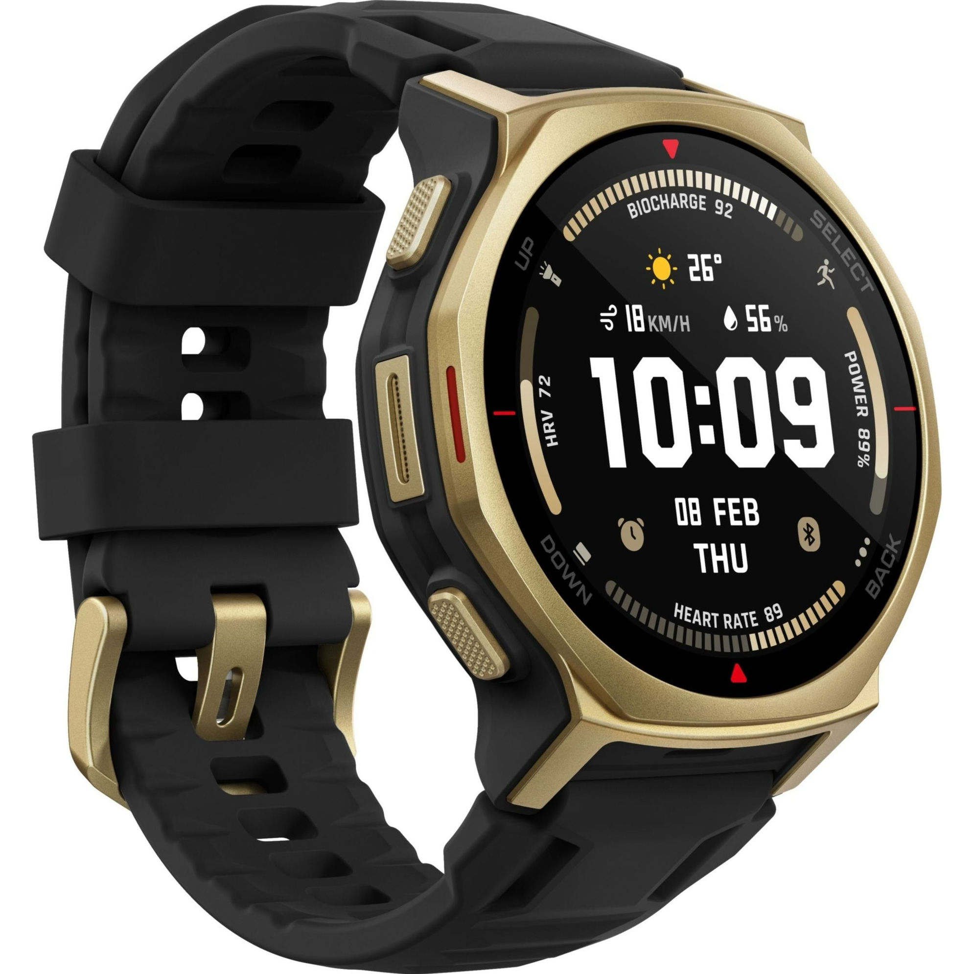Смарт-годинник AMAZFIT T-Rex 3 Pro 44mm Black Gold (W2549GL1N)