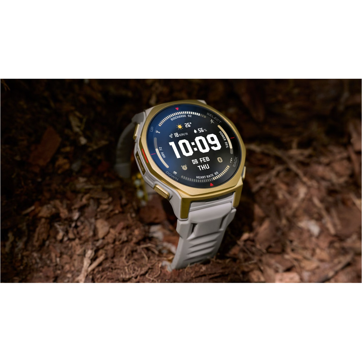 Смарт-годинник AMAZFIT T-Rex 3 Pro 44mm Black Gold (W2549GL1N)