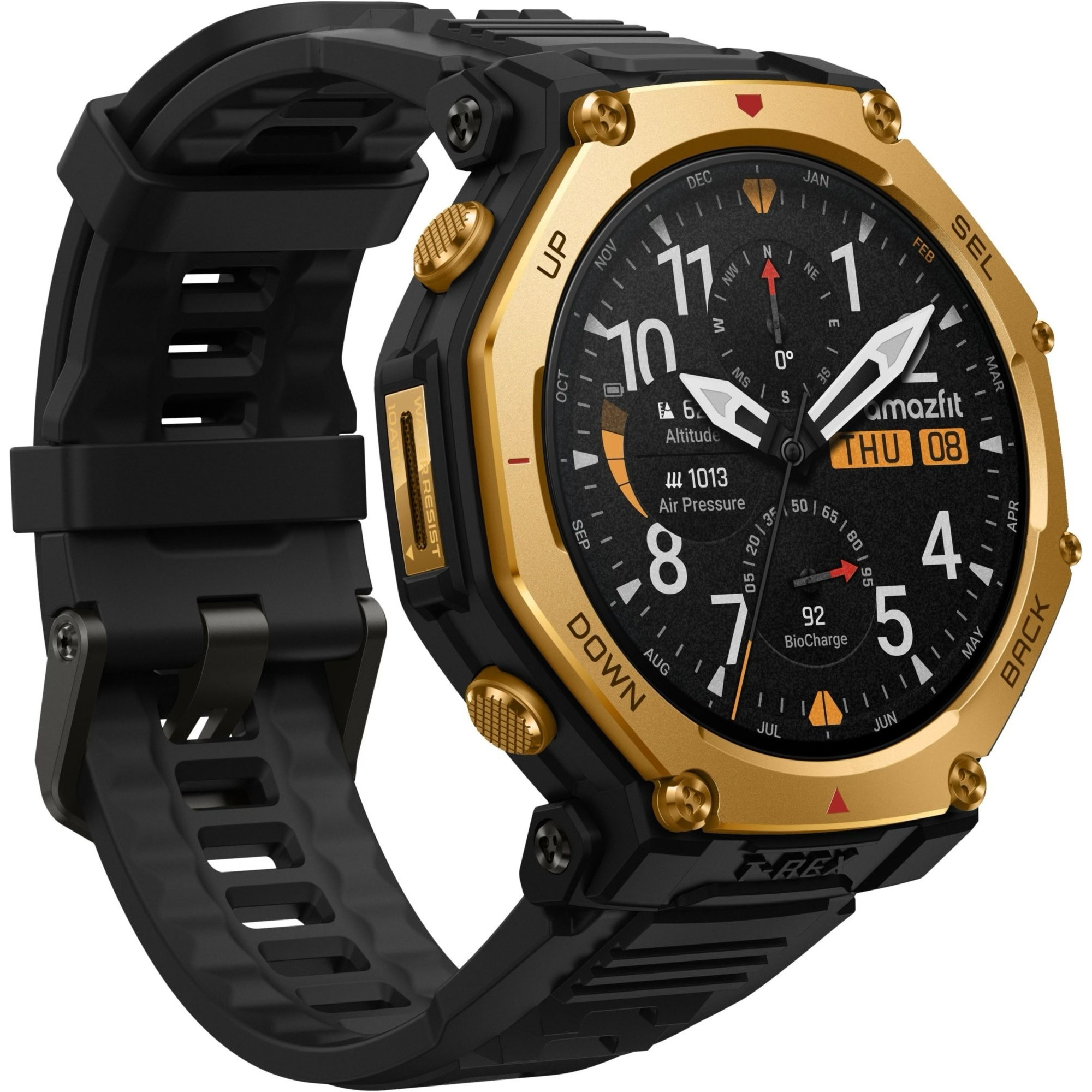 Смарт-годинник AMAZFIT T-Rex 3 Pro 48mm Black Gold (W2444OV5N)