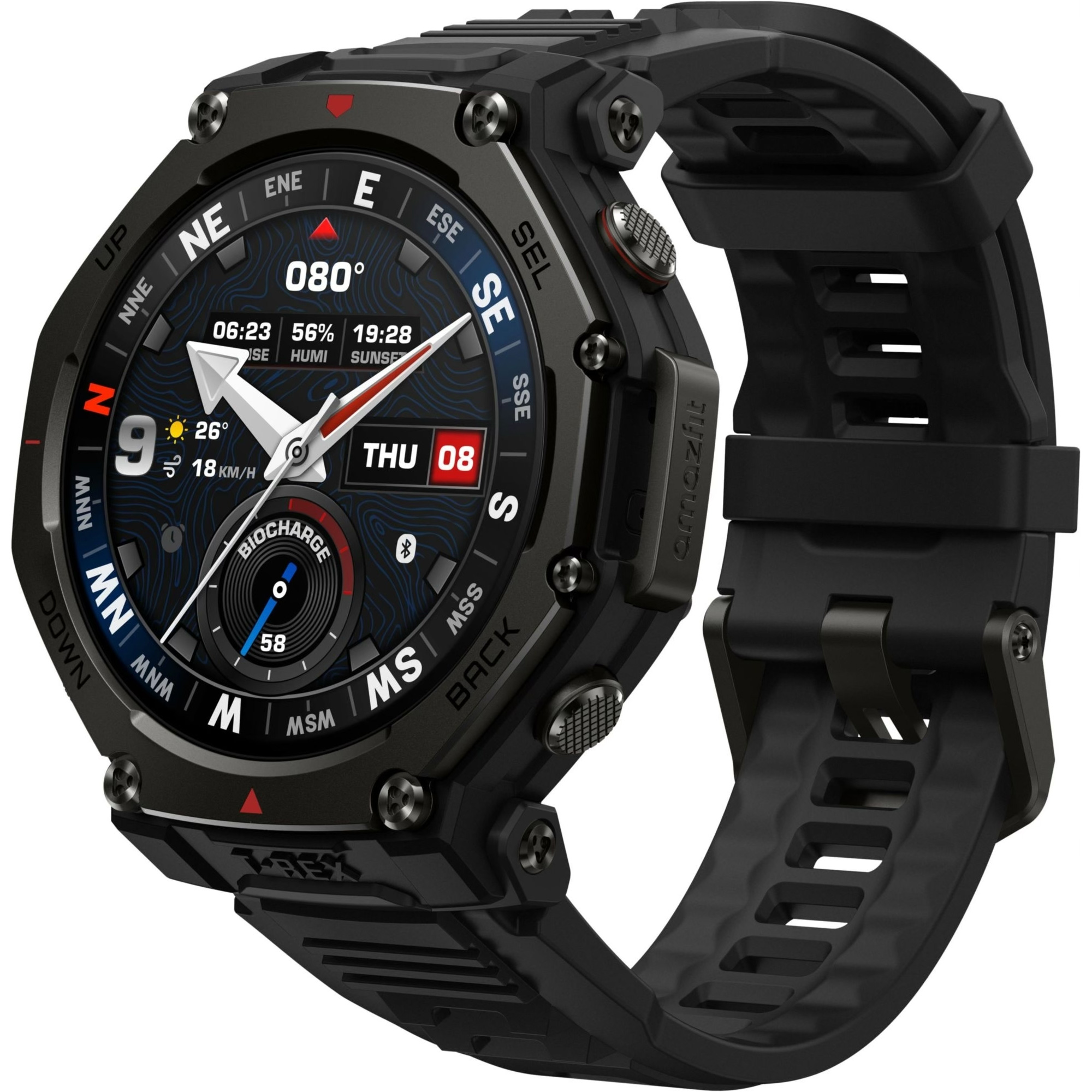 Смарт-годинник AMAZFIT T-Rex 3 Pro 48mm Tactical Black (W2444OV1N)