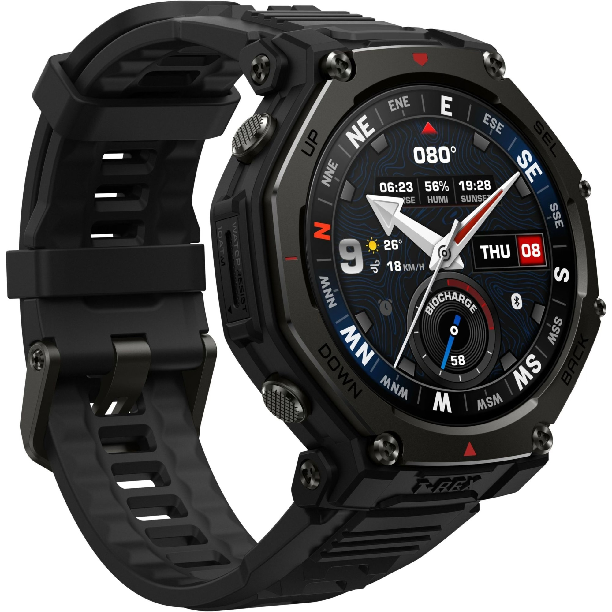 Смарт-годинник AMAZFIT T-Rex 3 Pro 48mm Tactical Black (W2444OV1N)