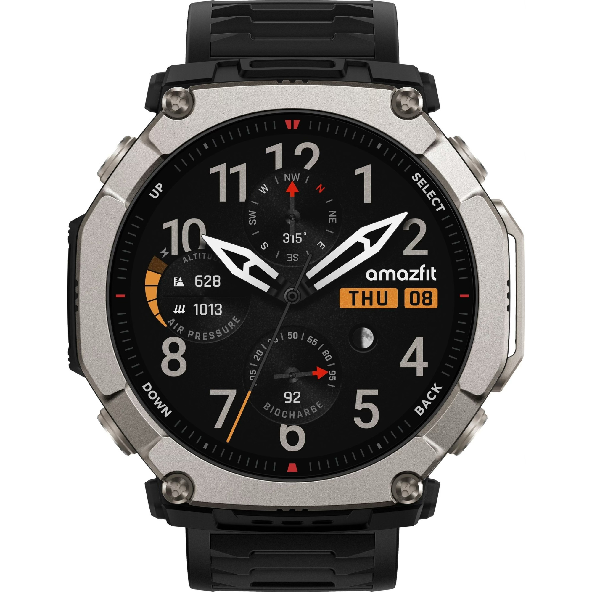 Смарт-годинник AMAZFIT T-Rex Ultra 2 Black (W2550GL2N)