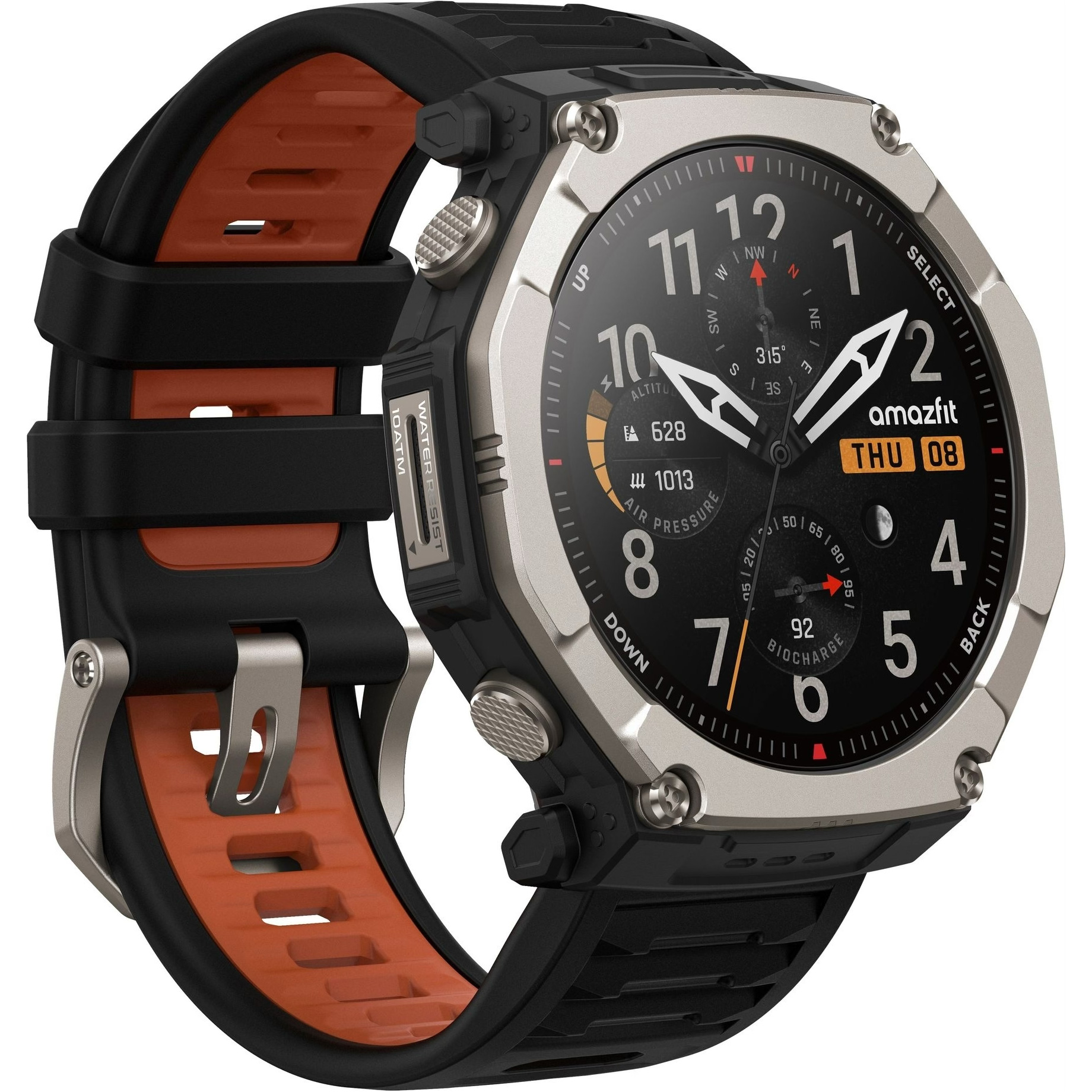 Смарт-годинник AMAZFIT T-Rex Ultra 2 Black (W2550GL2N)