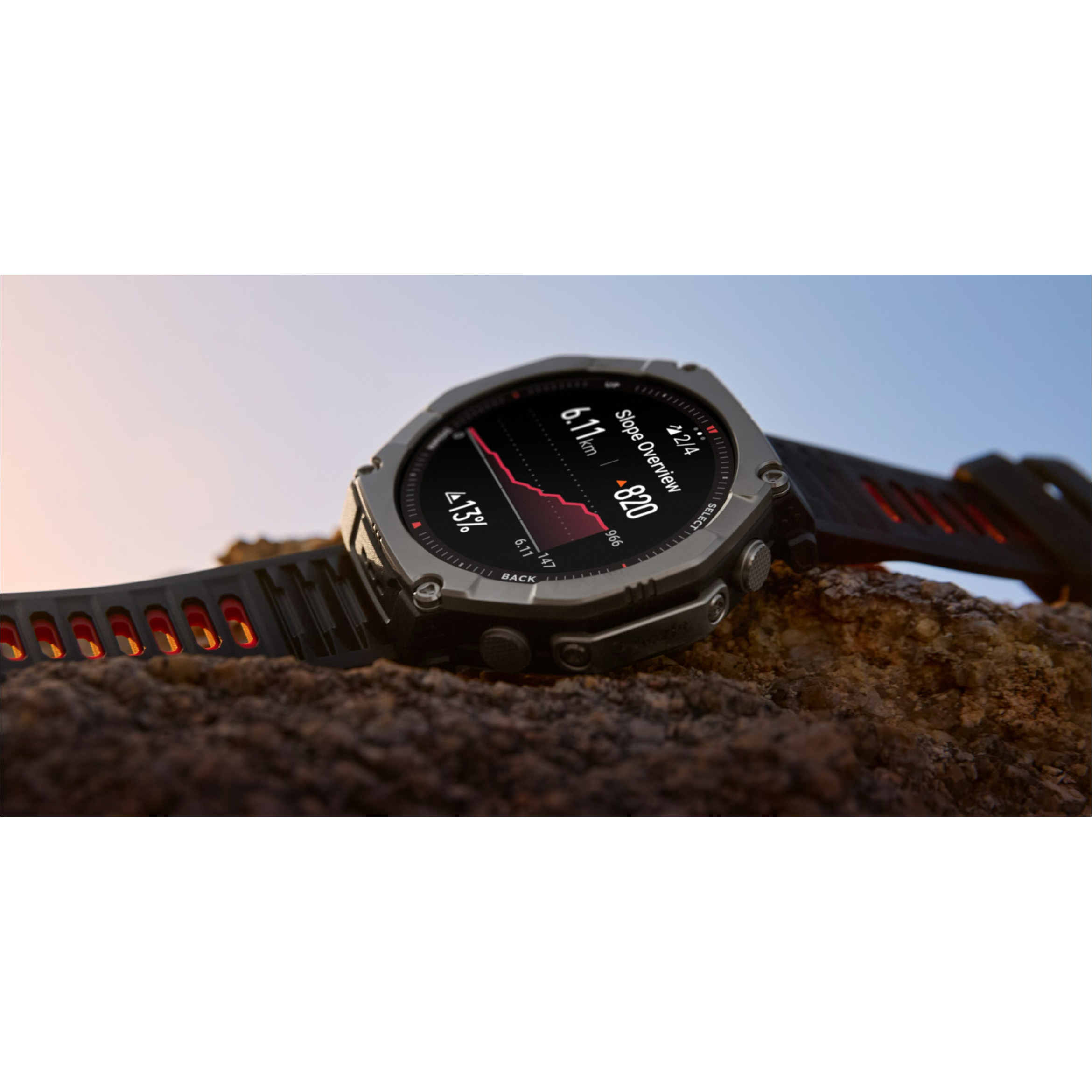 Смарт-годинник AMAZFIT T-Rex Ultra 2 Black (W2550GL2N)
