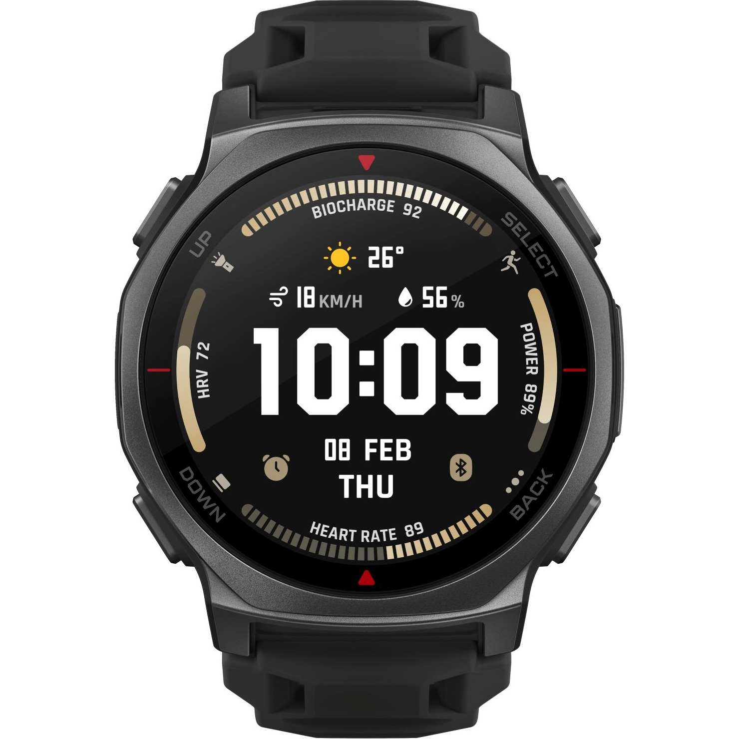 Смарт-годинник AMAZFIT T-Rex 3 Pro 44mm Tactical Black (W2549GL5N)