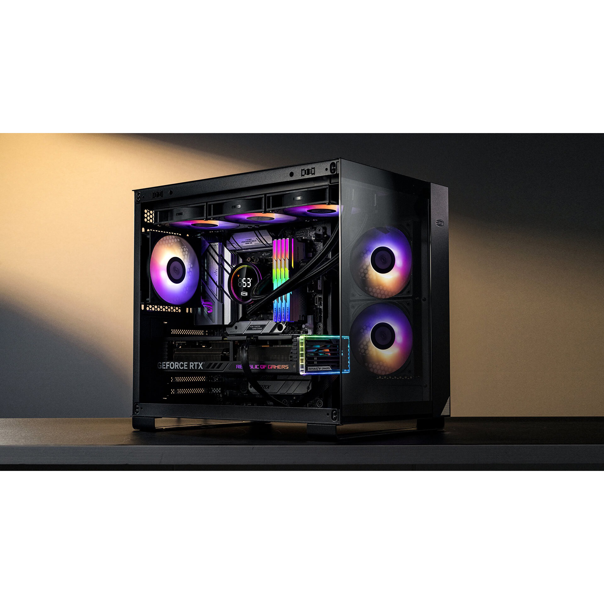 Система водяного охлаждения PCCOOLER DA360 Pro ARGB Digital Black (DA360PRO-BKAWXL-GL)