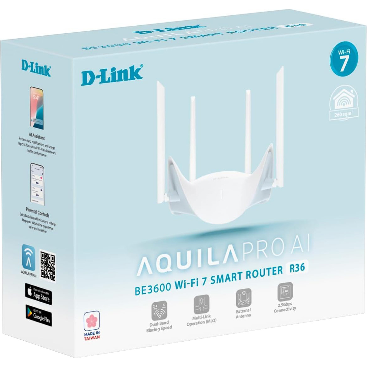 Wi-Fi роутер D-LINK R36 Aquila Pro AI