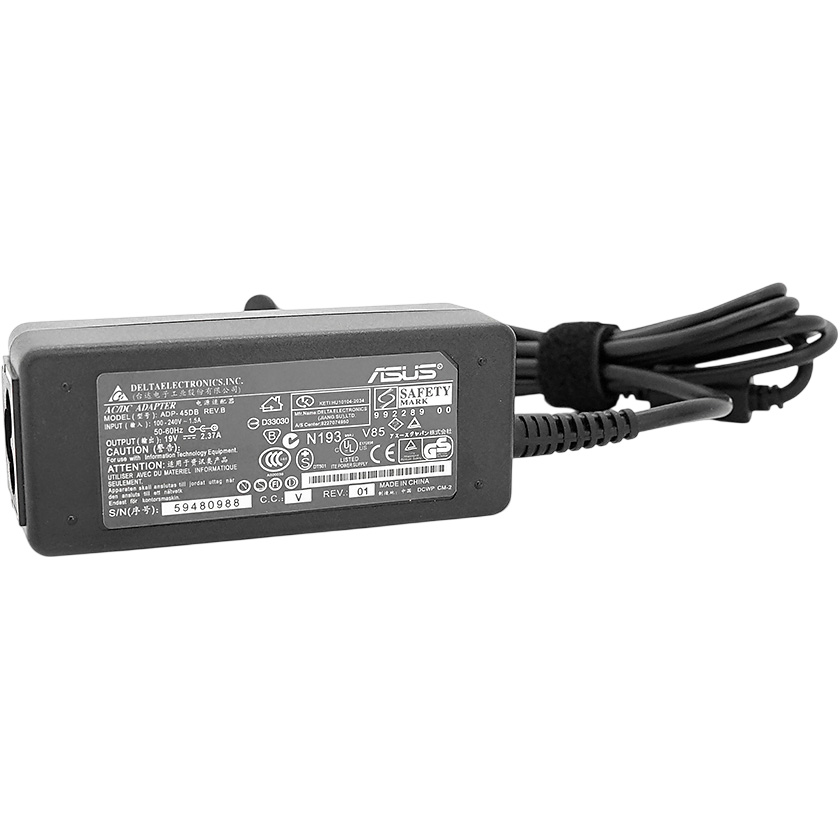 Блок живлення MERLION для ноутбука Asus 19V 2.37A 4.5x3.0mm 45W